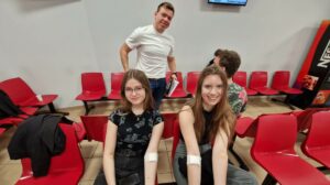 Wspólne oddanie krwi w Regionalnym Centrum Krwiodawstwa w Gliwicach 🩸🌡️🩸🌡️🩸