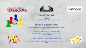 Biblioteka szkolna zaprasza na kolejne spotkanie przy grach planszowych♟️♠️♟️♠️.